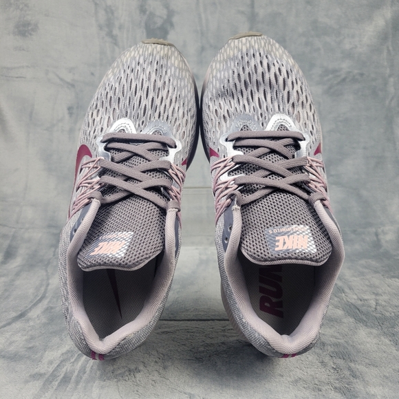 Nike Zoom Winflo 5 Gray/Pink Running Sneakers Women's Size BV6136-001 - Picture 8 of 9